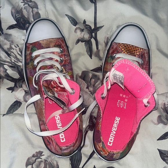 Converse Multicolor Floral Sneakers - Picture 3 of 4